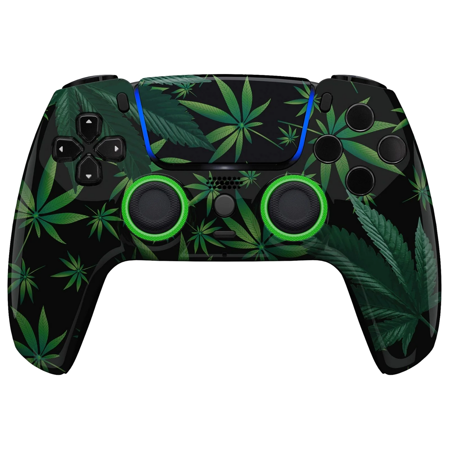 MNR FULL Green Leaves Modded Controller for PS5