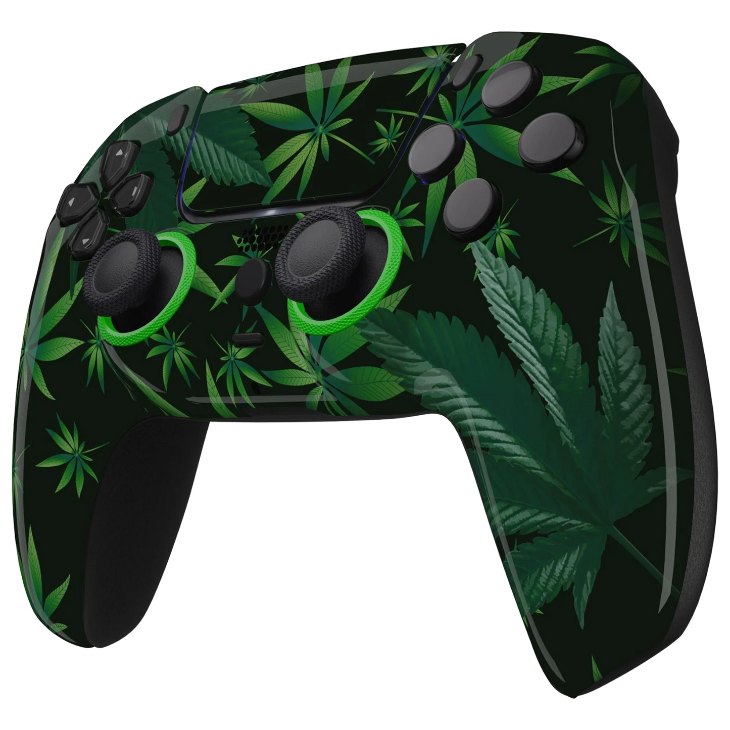 MNR FULL Green Leaves Modded Controller for PS5