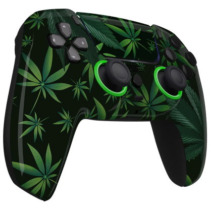 MNR FULL Green Leaves Modded Controller for PS5