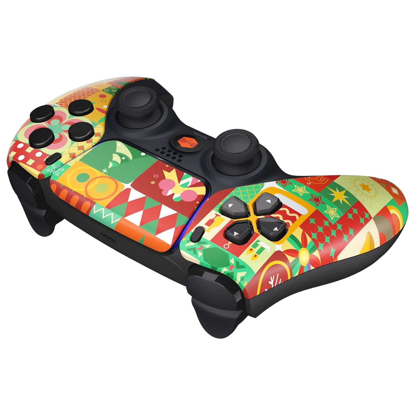 MNR Holly Jolly Wrapping Modded Controller for PS5