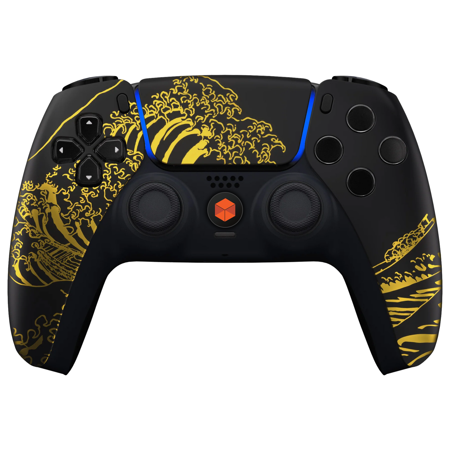 MNR The Kanagawa Wave Gold Controller PS5