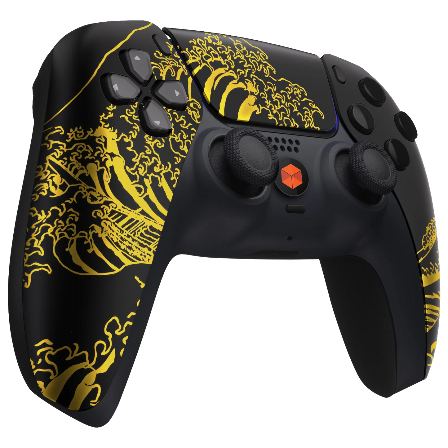 MNR The Kanagawa Wave Gold Controller PS5