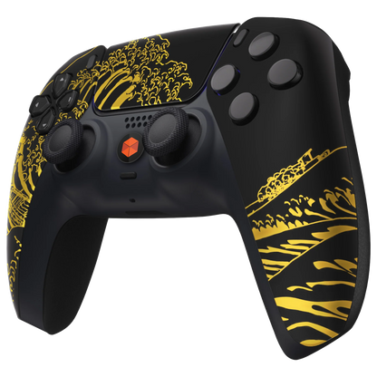 MNR The Kanagawa Wave Gold Controller PS5