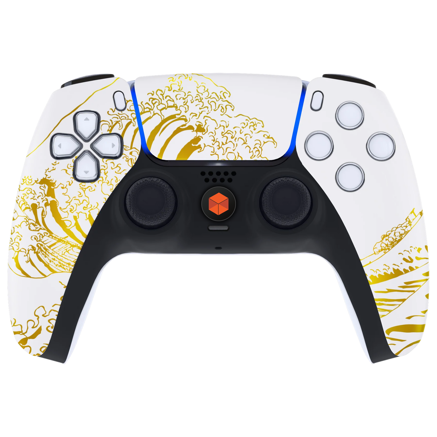 MNR The Kanagawa Wave White Controller PS5