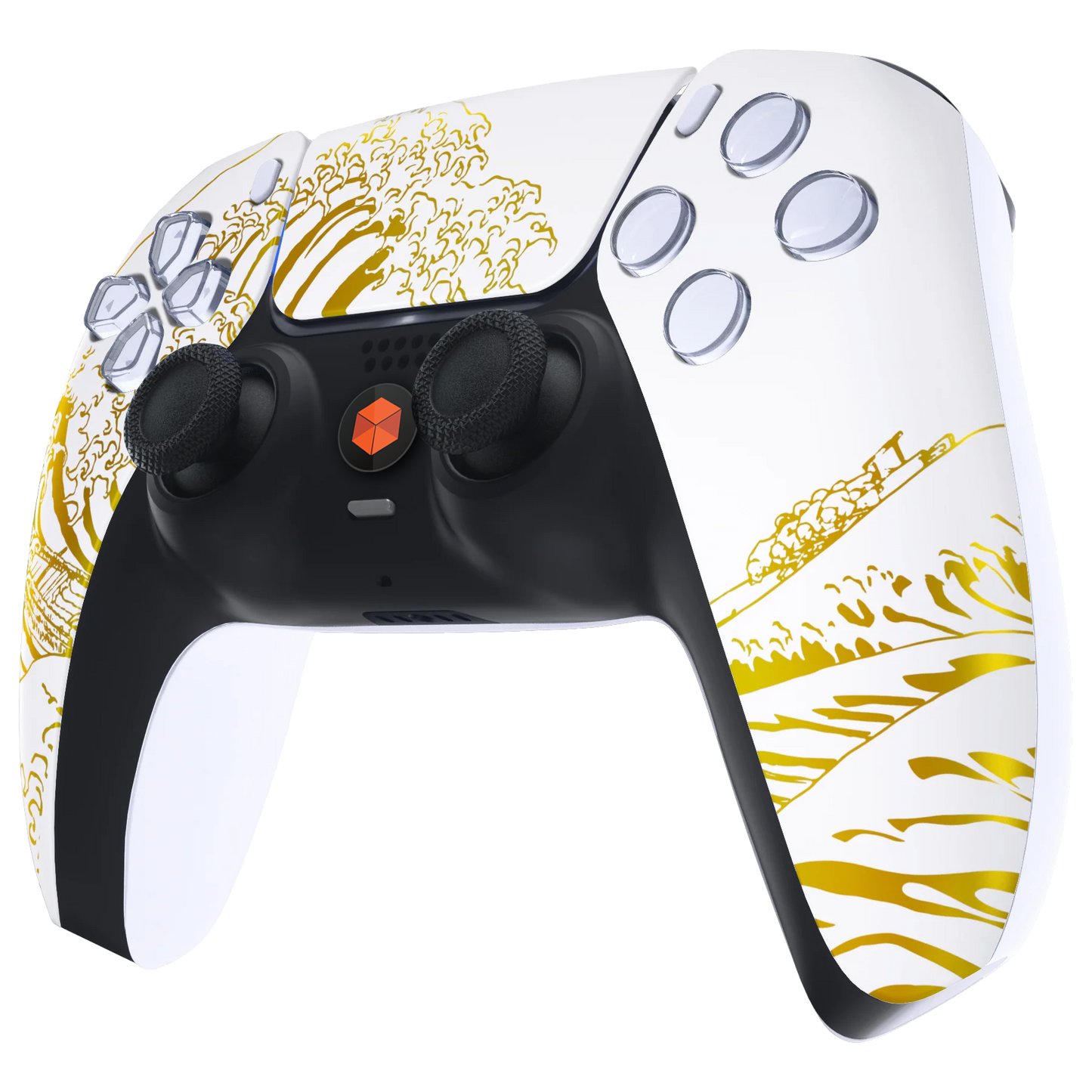 MNR The Kanagawa Wave White Controller PS5