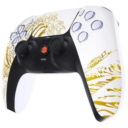 MNR The Kanagawa Wave White Controller PS5